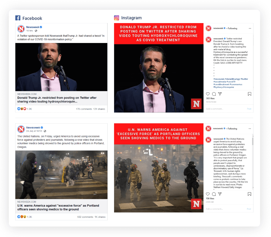 Instagram vs Facebook: How does each platform drive social media